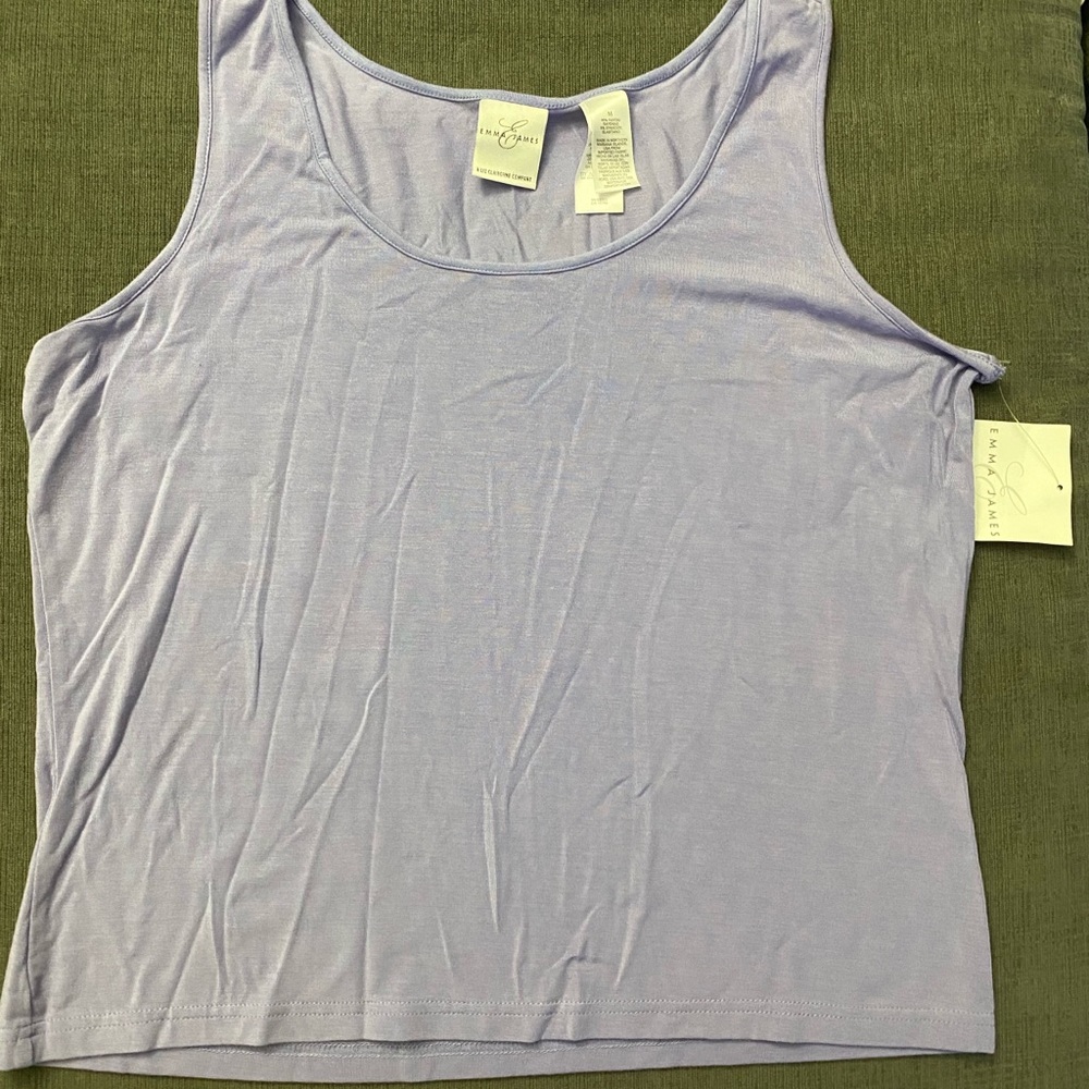 Emma James Purple Tank Top